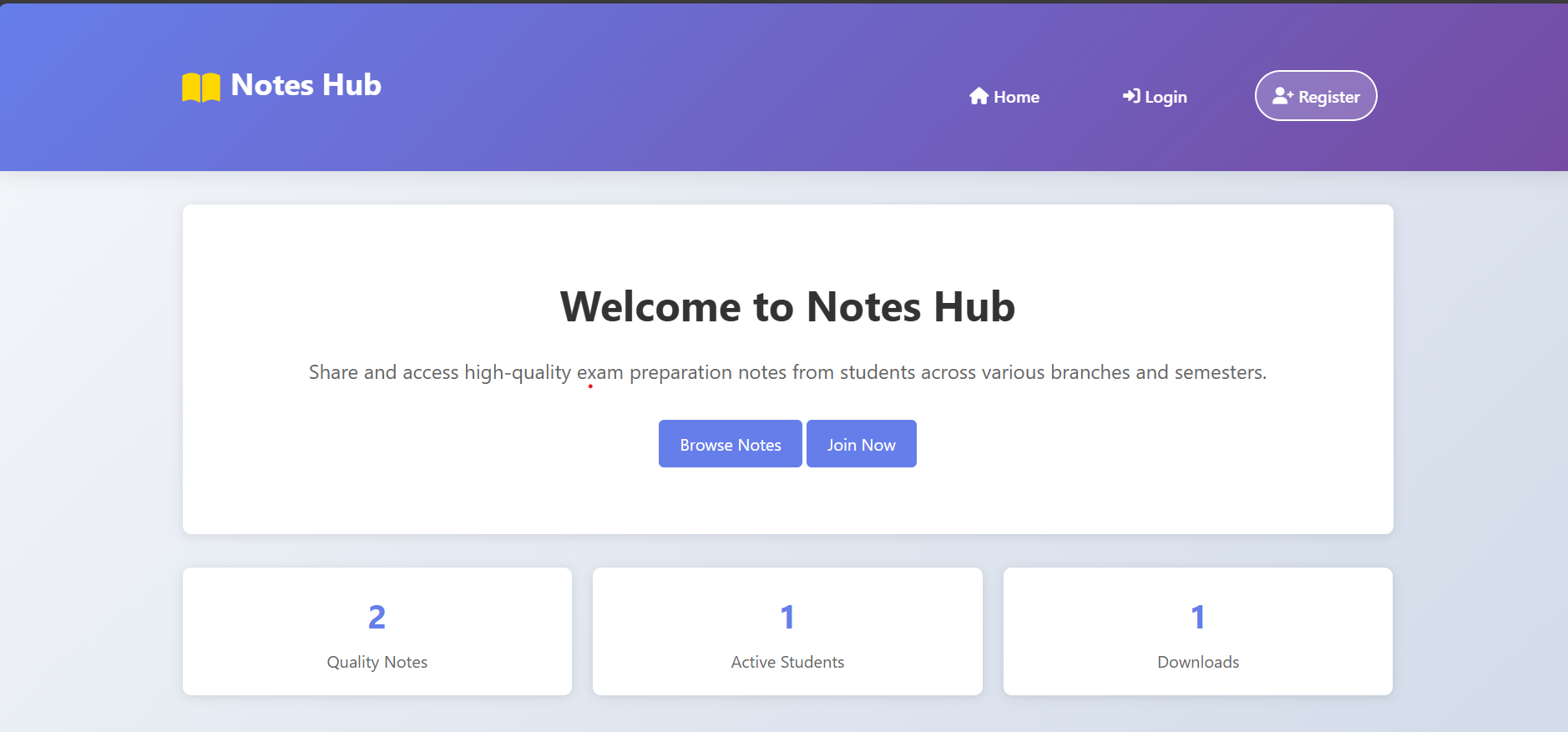 Notes Hub